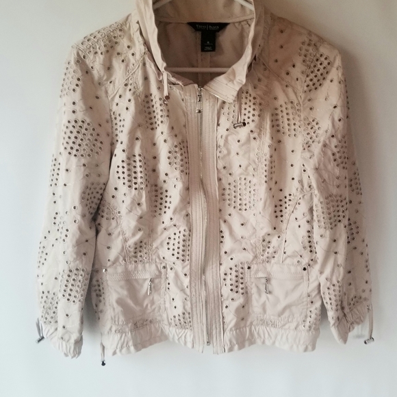 WHBM eyelet zip up jacket - Picture 3 of 9